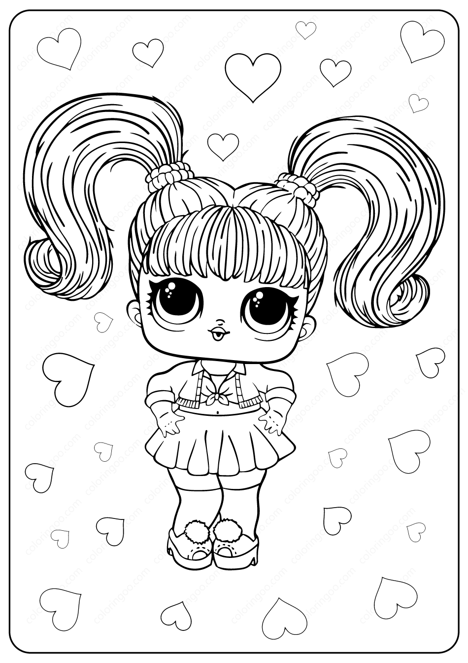 Lol Doll Coloring Pages Printable