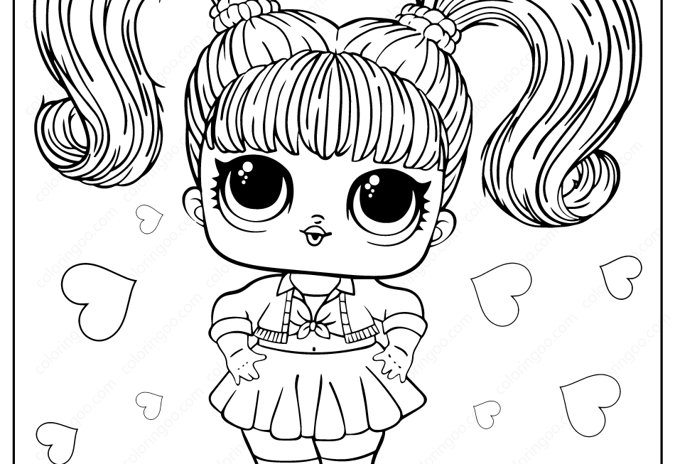 LOL Surprise Oops Baby Coloring Pages
