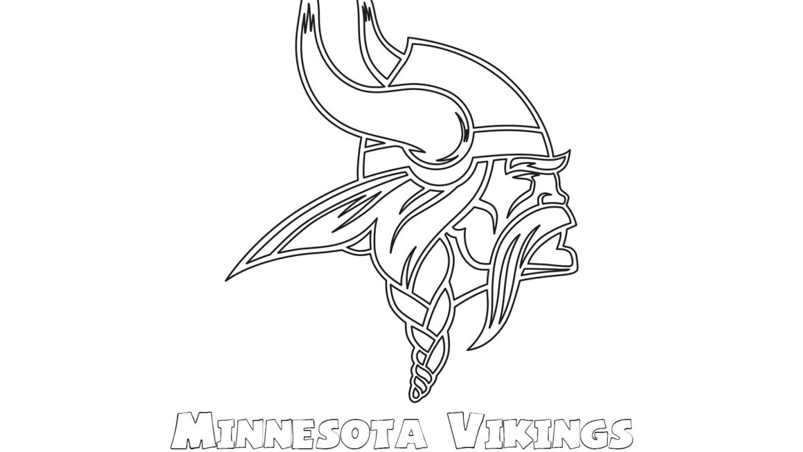 Minnesota Vikings NFL Logo Coloring Pages For Kids