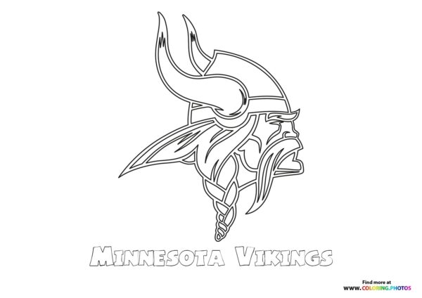 Minnesota Vikings Coloring Pages Printable