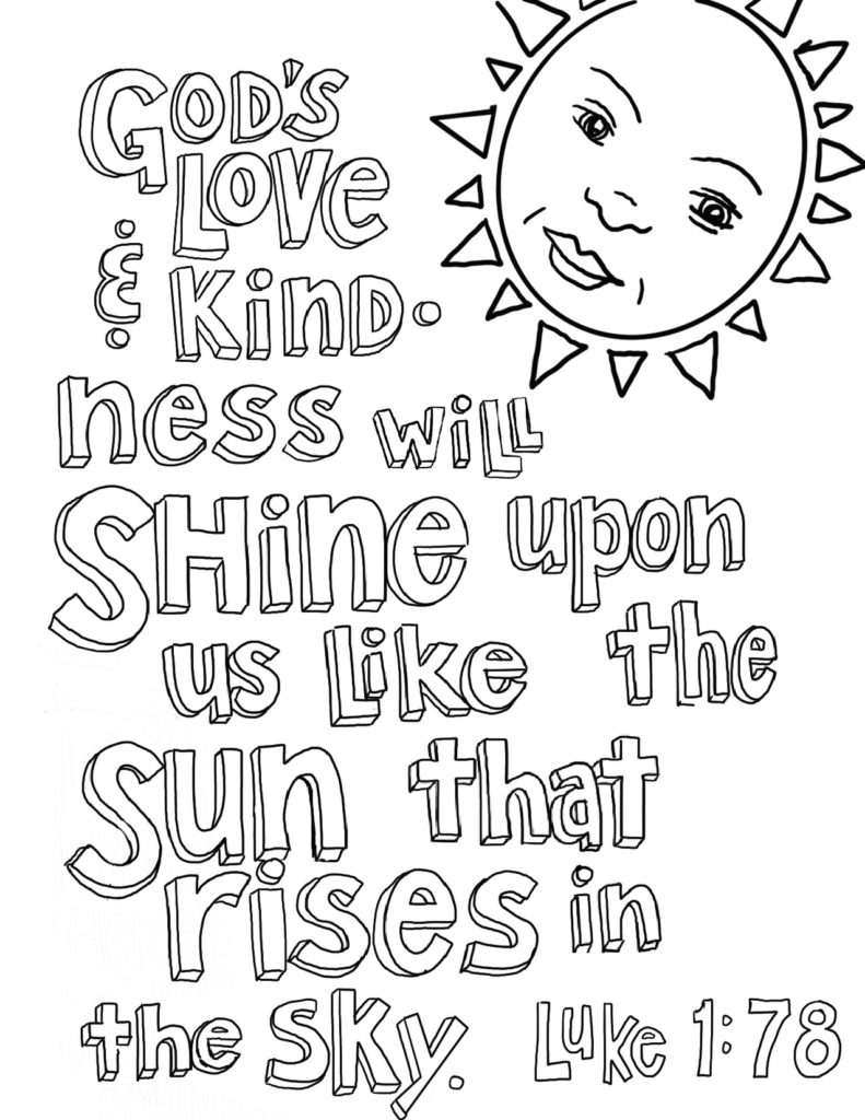 Free Printable Scripture Coloring Pages