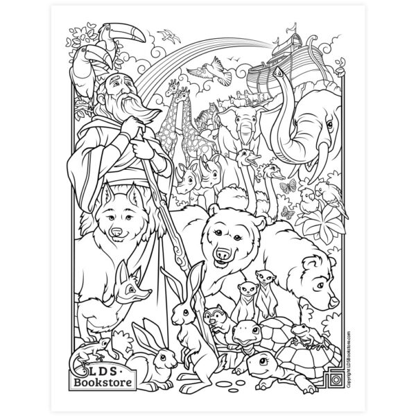 Noah’s Ark Printable Coloring Pages
