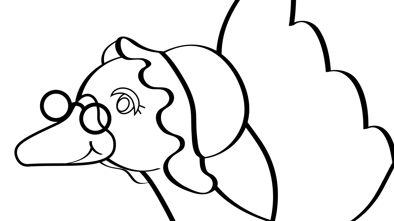 Old Mother Goose Coloring Page Mother Goose Club