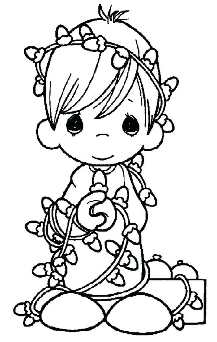 Precious Moments Printable Coloring Pages