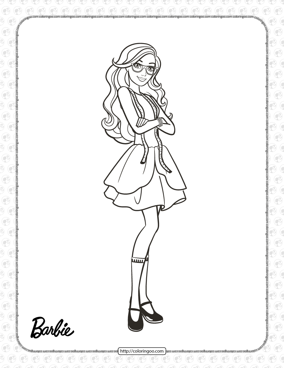 Fashion Designs Printable Coloring Pages