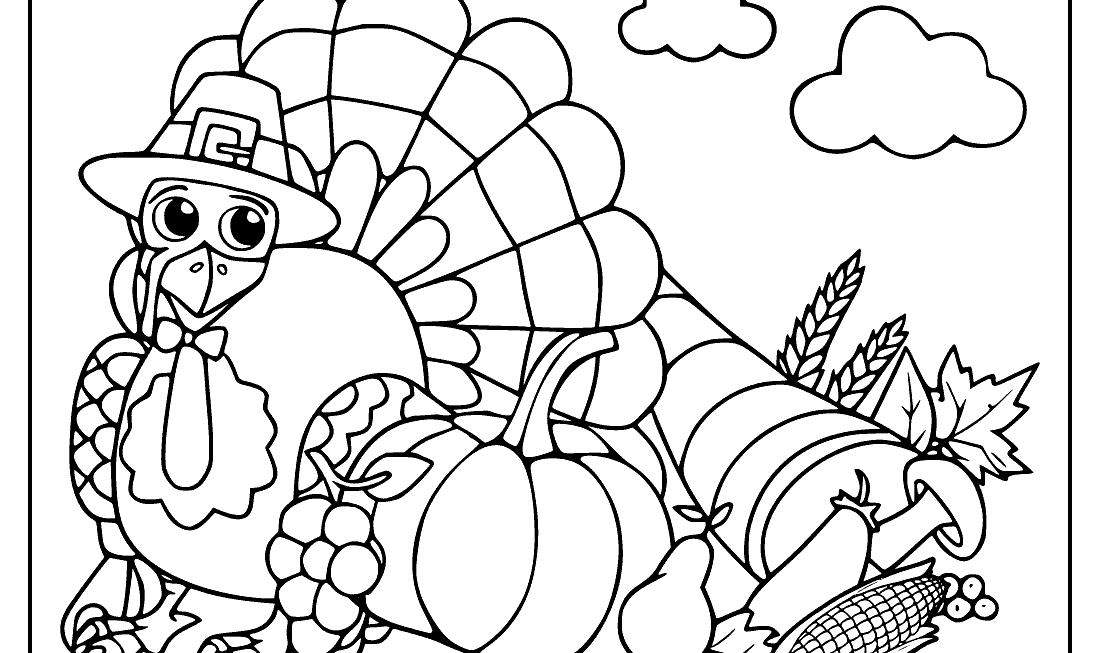 Printable Thanksgiving Coloring Page Sketch Repo