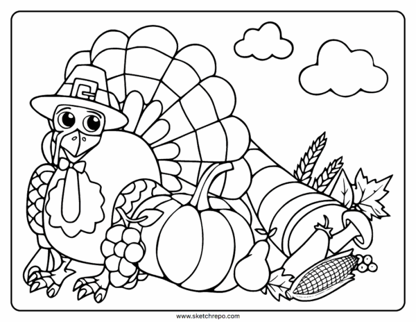 Thanksgiving Printable Coloring Pages