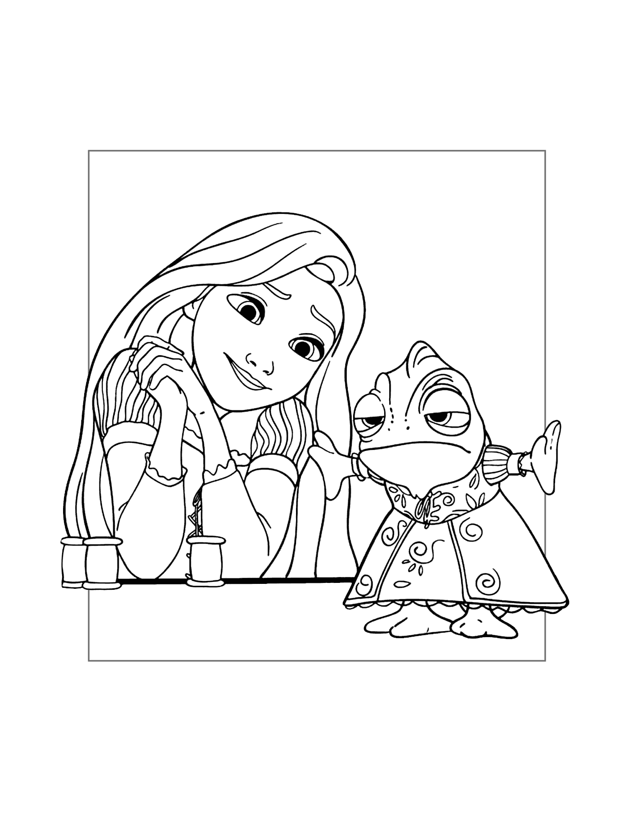Rapunzel Coloring Pages Printable Coloring Pages FREE