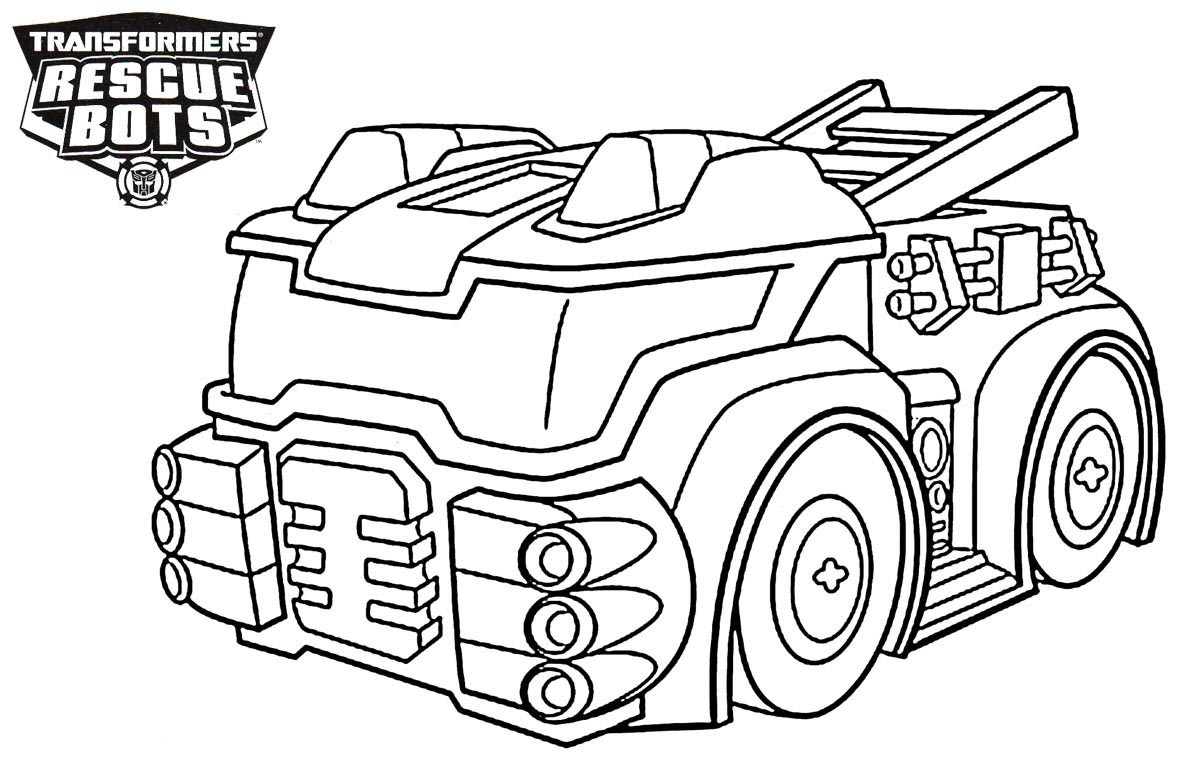 Rescue Bots Printable Coloring Pages
