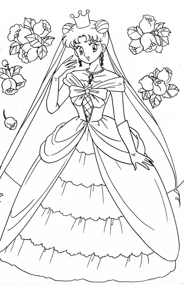 Sailor Moon Coloring Pages Moon Coloring Pages Sailor Moon