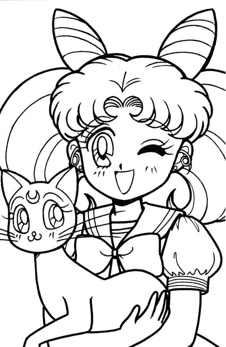 Sailor Moon Coloring Pages Printable