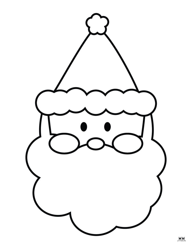 Santa Coloring Pages Printable