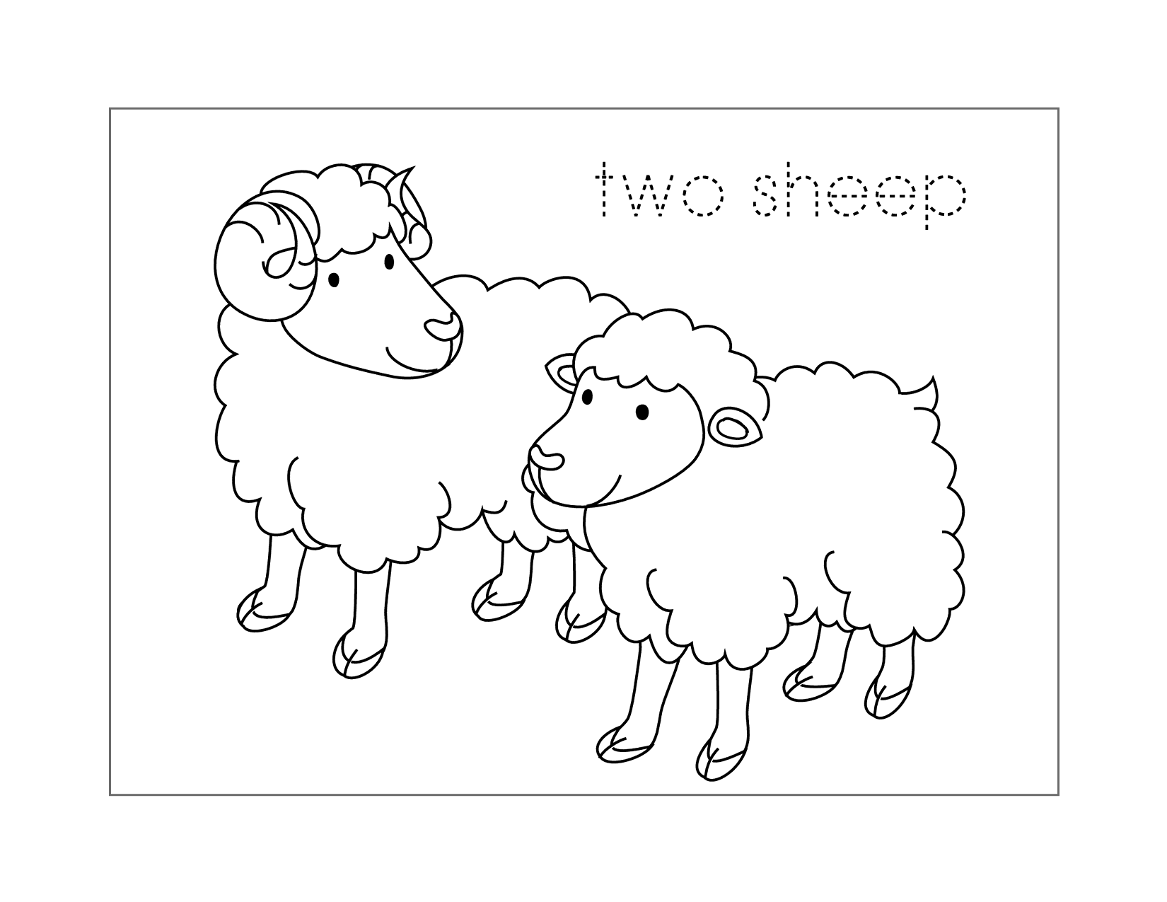 Sheep Coloring Pages Printable Coloring Pages FREE