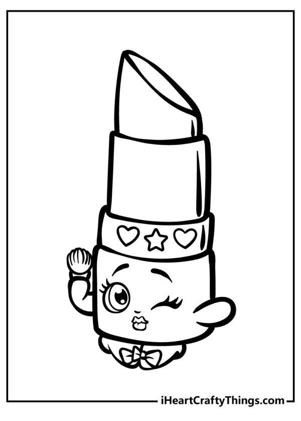 Printable Coloring Pages Shopkins