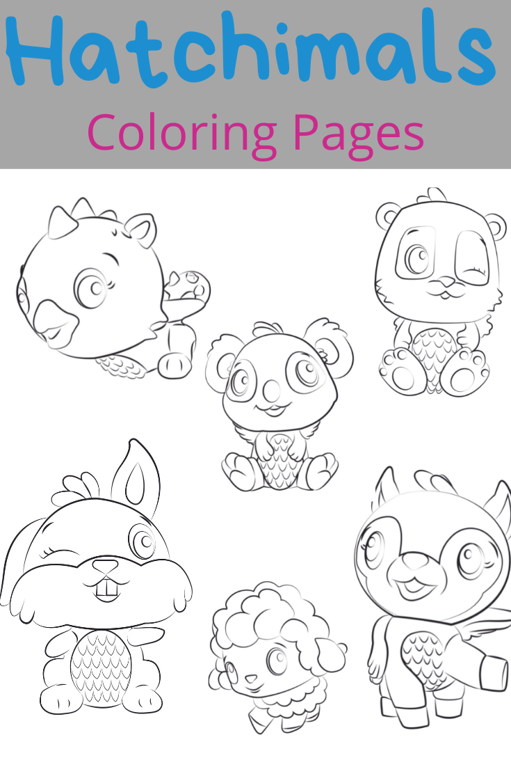 Free Printable Hatchimal Coloring Pages