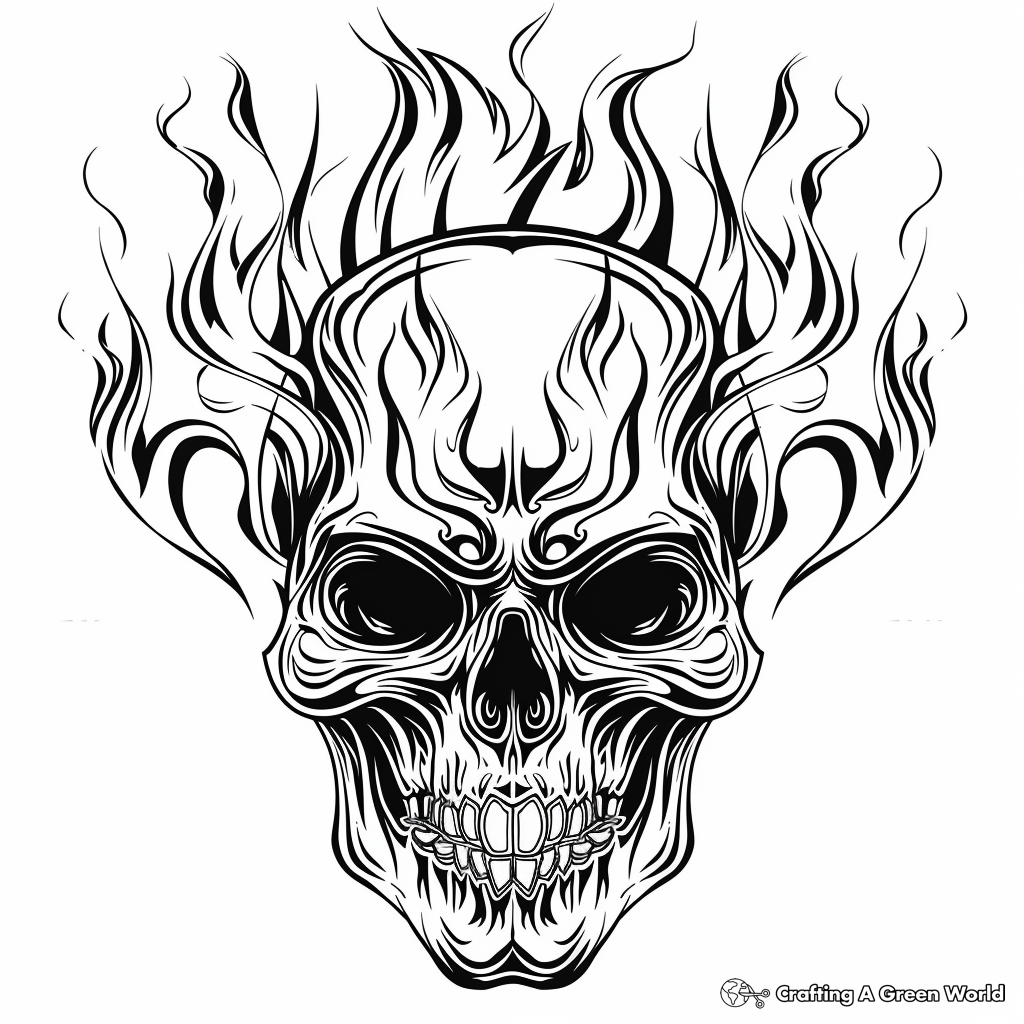 Free Printable Skull Coloring Pages