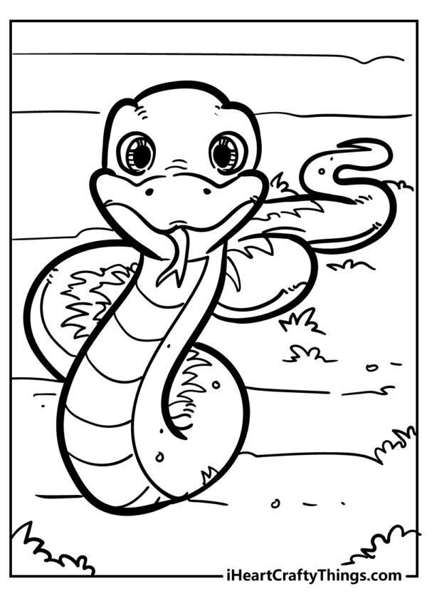 Snakes Coloring Pages Printable