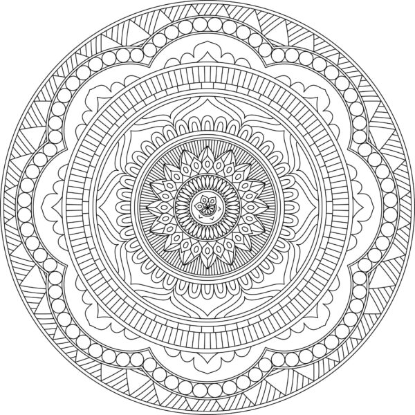 Stress Relief Printable Coloring Pages