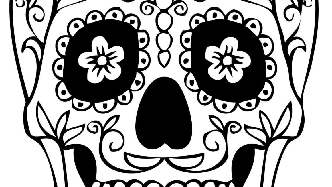 Sugar Skull Coloring Pages Printable Coloring Pages FREE
