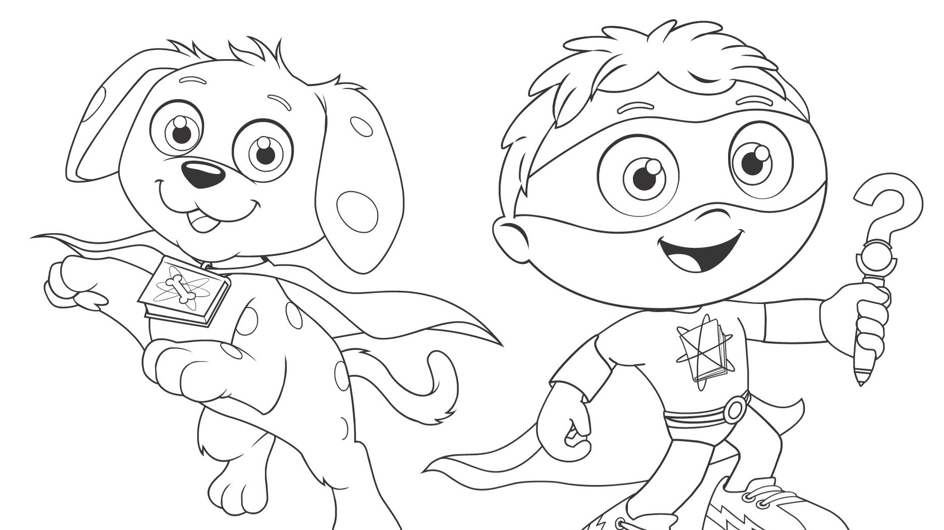 Super Why Coloring Pages Printable