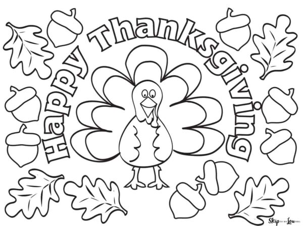 Free Printable Turkey Color Page