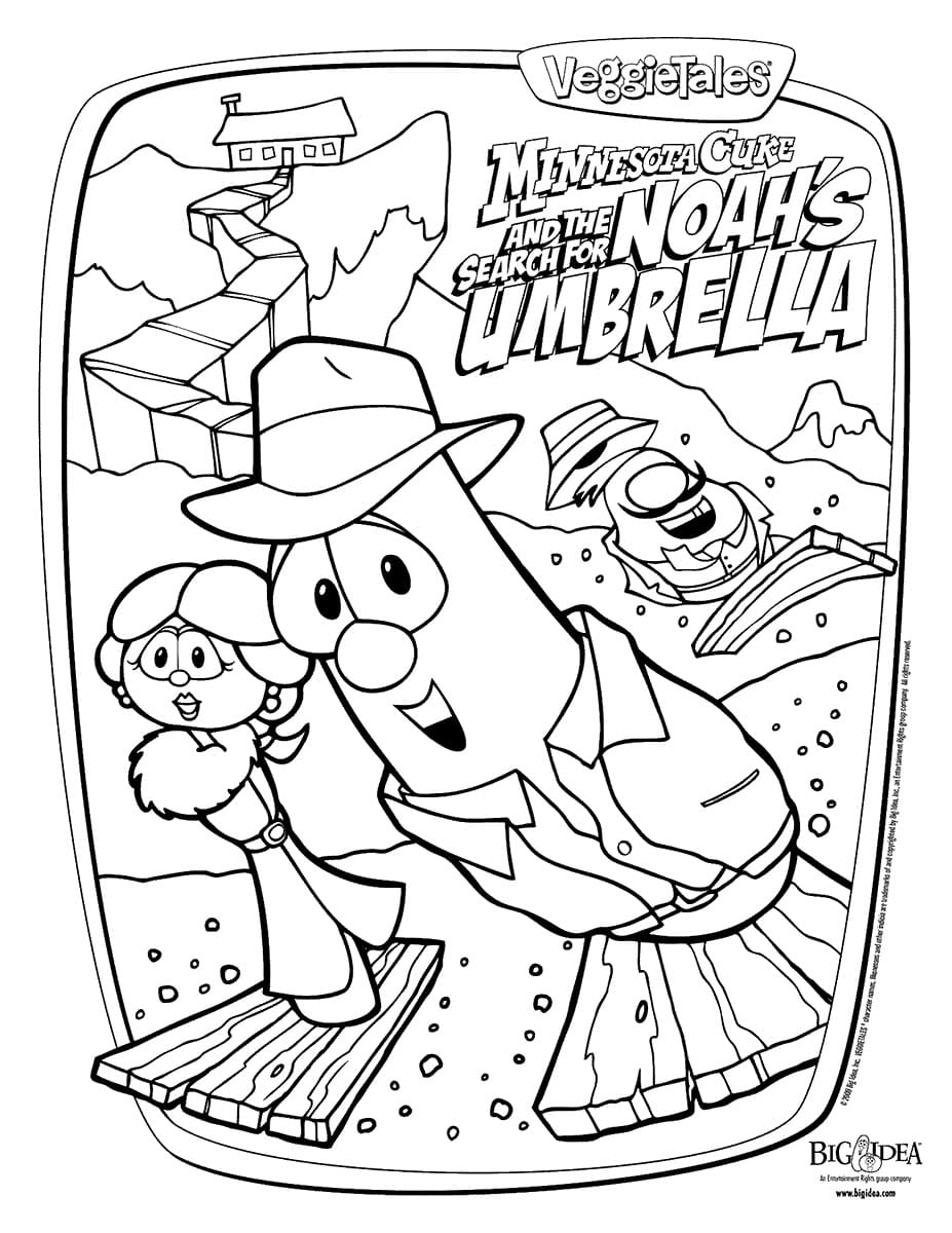 Veggietales Free For Kids Coloring Page Download Print Or Color Online For Free