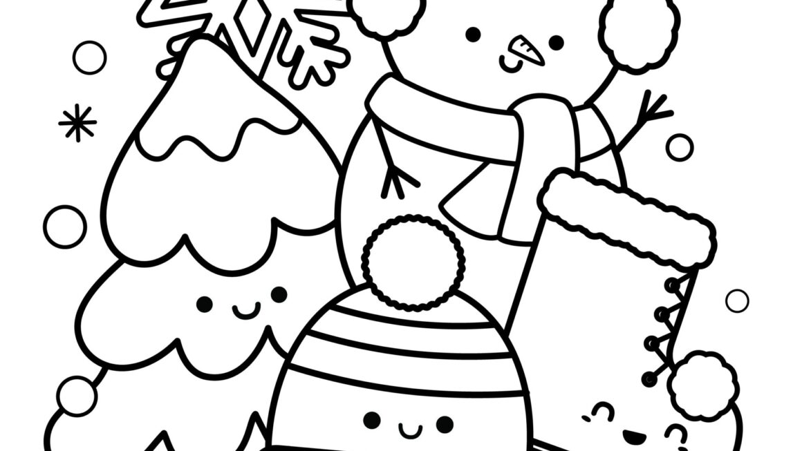 Winter Coloring Pages Free Printable PDF Downloads Cute Coloring Pages For Kids