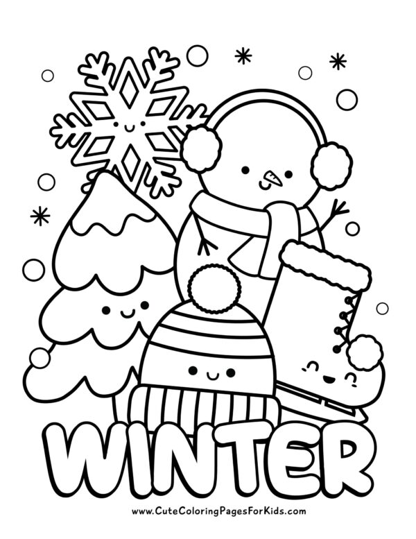 Free Printable Winter Coloring Pages