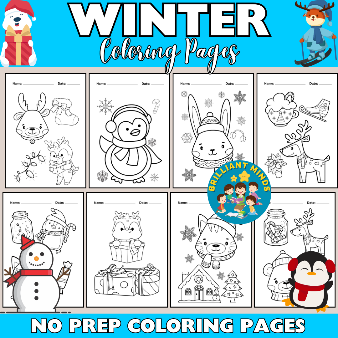 Free Printable Winter Coloring Pages