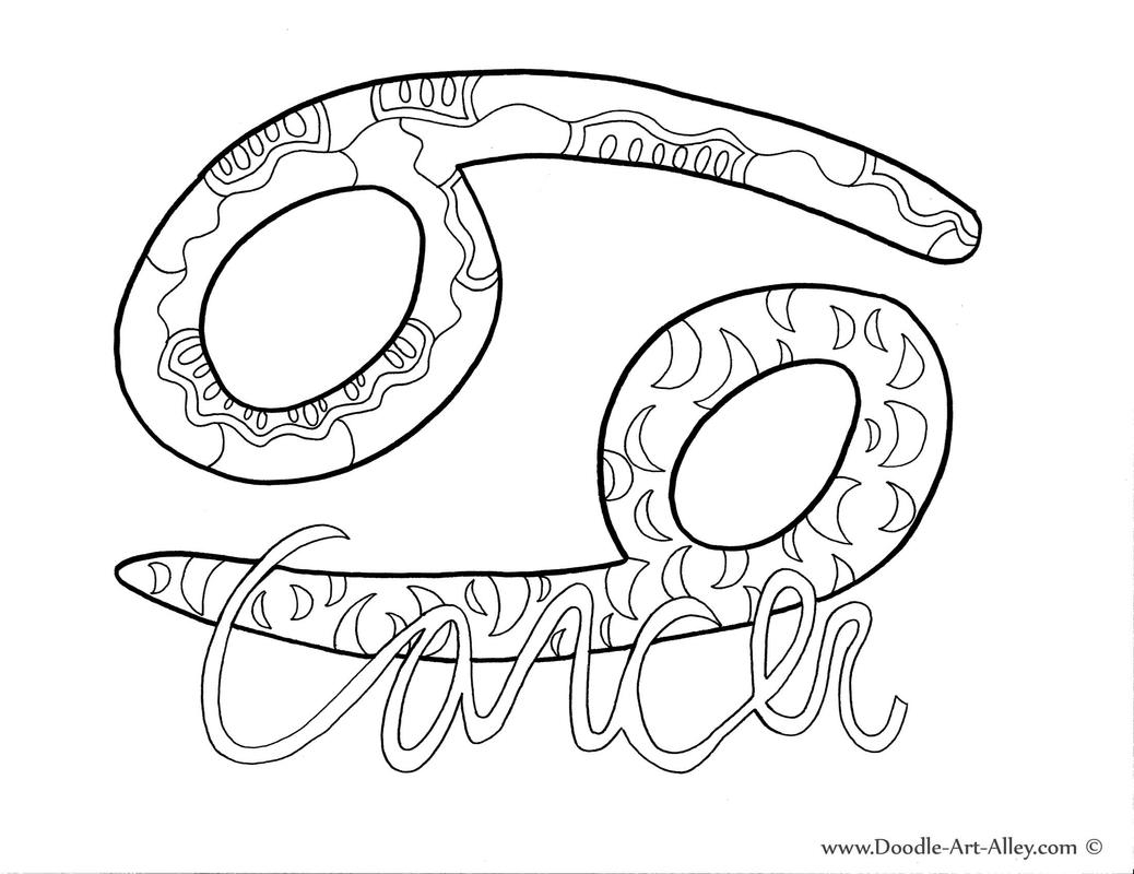 Free Printable Zodiac Coloring Pages