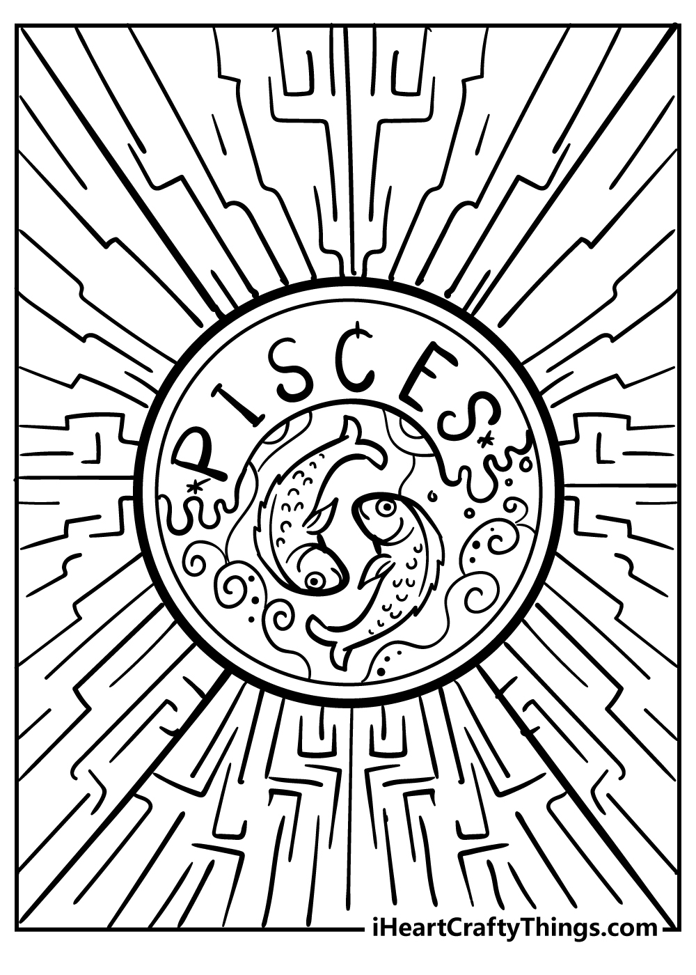 Zodiac Sign Coloring Pages 100 Free Printables 
