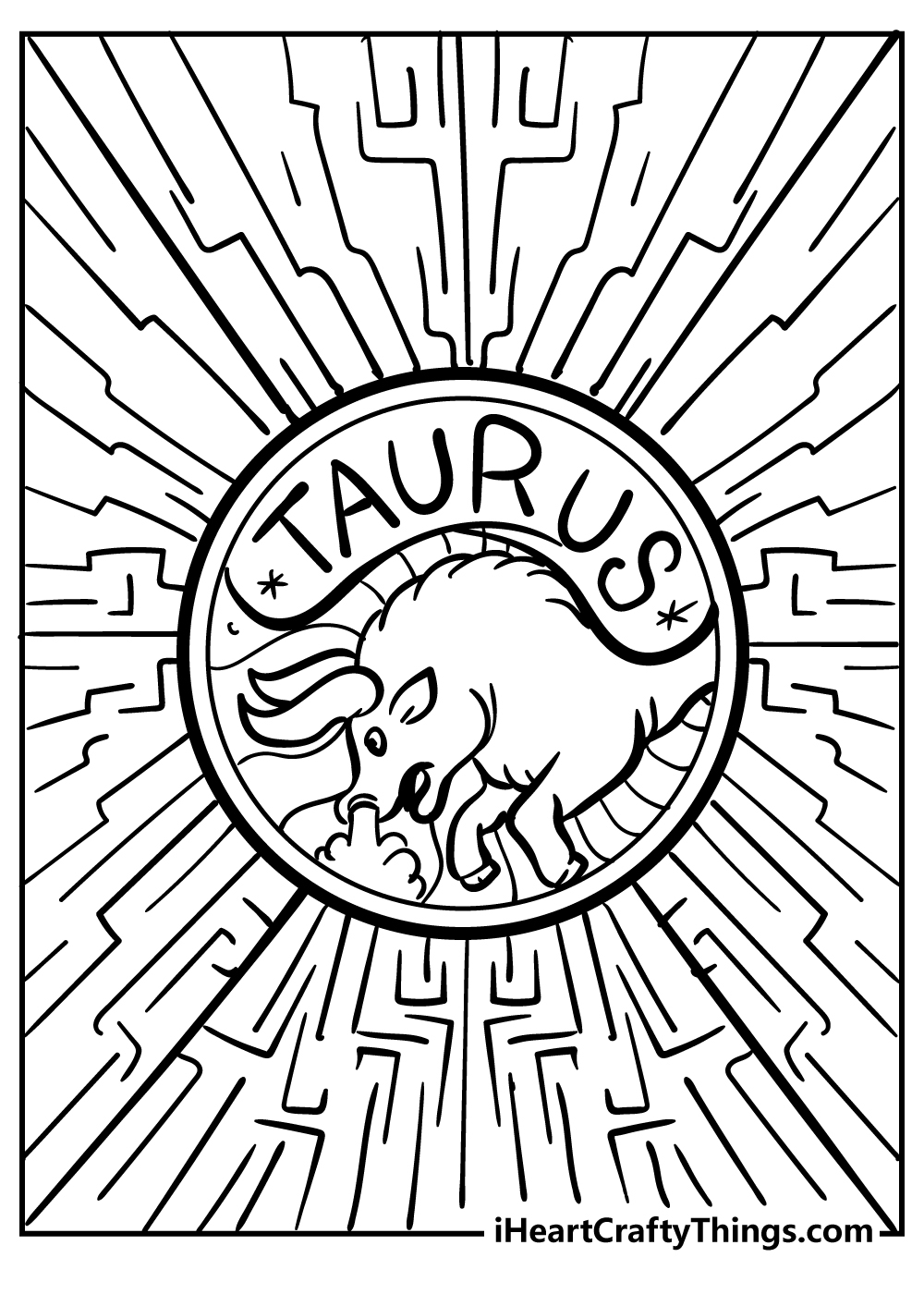 Zodiac Sign Coloring Pages 100 Free Printables 