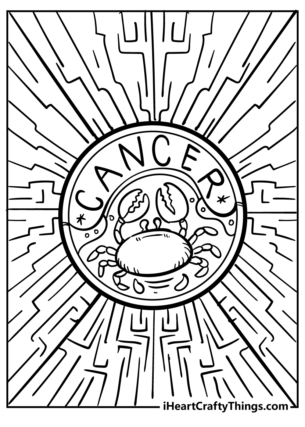 Zodiac Sign Coloring Pages 100 Free Printables 